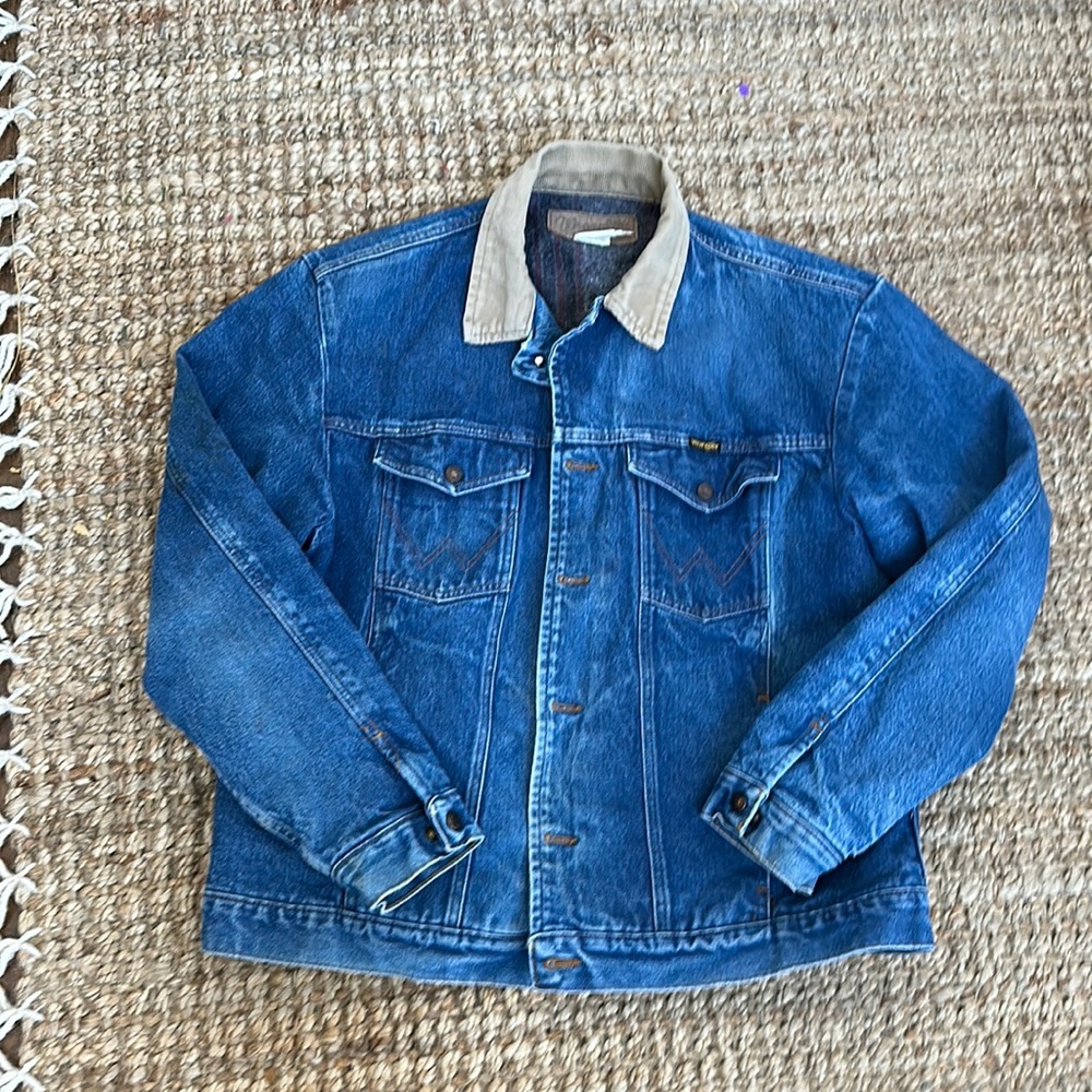Vintage Wrangler Blanket-lined Denim Coat XL